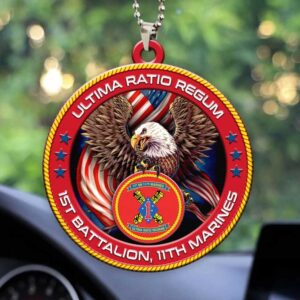 1st Battalion 11th Marines Ultima Ratio Regum Ornament 1st Battalion 11th Marines Ultima Ratio Regum Ornament