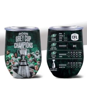 2025 Grey Cup Champions Saskatchewan Roughriders Commemorative Tumblers
