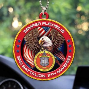 3rd Battalion 11th Marines Semper Flexibilis Unit Crest Ornament 3rd Battalion 11th Marines Semper Flexibilis Unit Crest Ornament