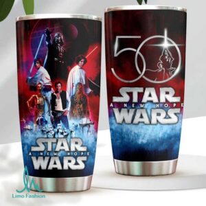 A New Hope 50th Anniversary stainless steel tumblers