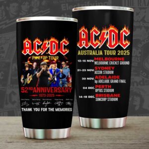 ACDC PWR UP Tour 2025 Commemorative Tumbler ACDC PWR UP Tour 2025 Commemorative Tumbler