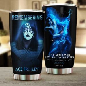 Ace Frehley Spaceman Returns Memorial Tumbler Ace Frehley Spaceman Returns Memorial Tumbler