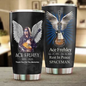 Ace Frehley Thank You For The Memories Spaceman Tribute Tumbler Ace Frehley Thank You For The Memories Spaceman Tribute Tumbler