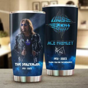 Ace Frehley The Spaceman 1951 2023 Commemorative Tumbler Ace Frehley The Spaceman 1951 2023 Commemorative Tumbler