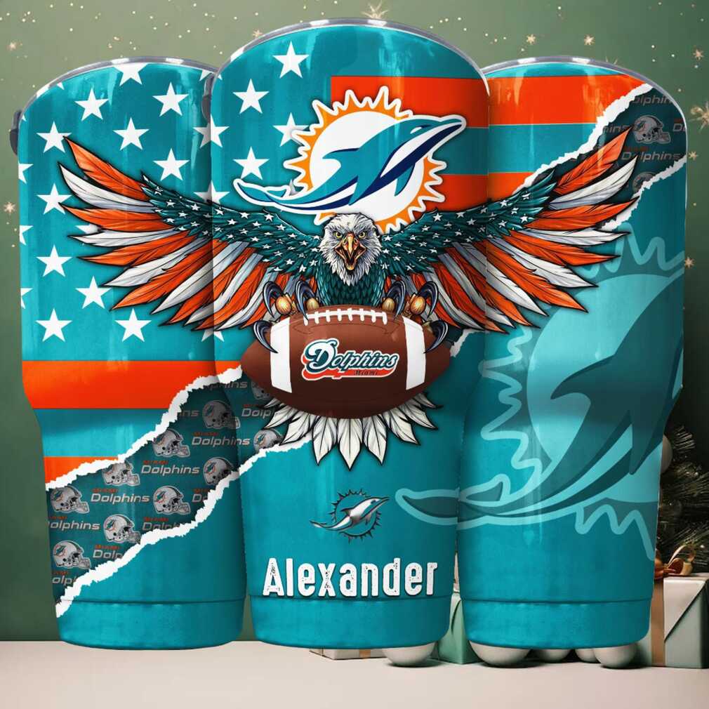 Alexander's Miami Dolphins Patriotic Tumbler Alexander's Miami Dolphins Patriotic Tumbler