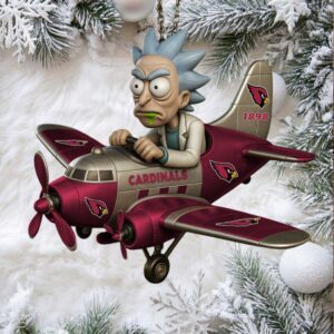 Arizona Cardinals Rick & Morty Collectible Christmas Ornament Arizona Cardinals Rick & Morty Collectible Christmas Ornament