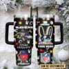 KC Chiefs Ultimate Football Custom Stanley Game Day Stainless Steel Tumbler 40oz 30oz With Handle KC Chiefs Ultimate Football Custom Stanley Game Day Stainless Steel Tumbler 40oz 30oz With Handle
