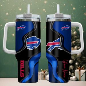 BUF Bills Football Custom Stanley Cup 40 oz 30 oz Tumbler With Handle Ver 2