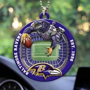 Baltimore Ravens NFL Stadium View Christmas Ornament