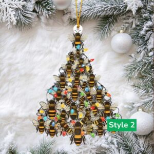Bee Merry Christmas Ornament
