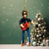 Festive Garth Brooks Musician Christmas Tree Ornament Festive Garth Brooks Musician Christmas Tree Ornament