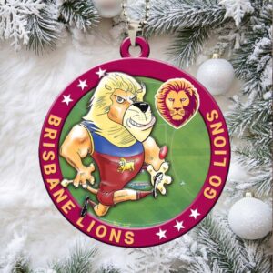 Brisbane Lions Mascot Car Ornament