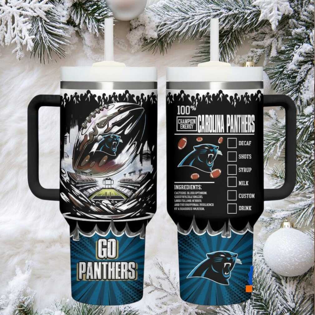 CAR Panthers Champion Energy Tumbler Handle Cup 40oz CAR Panthers Champion Energy Tumbler Handle Cup 40oz