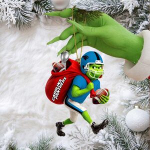 Carolina Panthers Grinch Fan Collectible Sports Ornament.jfif