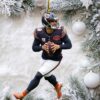 Kansas City Chiefs Festive Football Christmas Ornament Kansas City Chiefs Festive Football Christmas Ornament