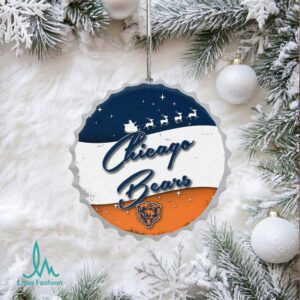 Chicago Bears Bottlecap Sign Ornament