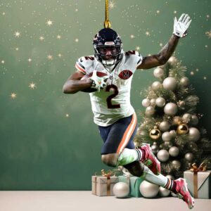 Chicago Bears Football Player Christmas Ornament