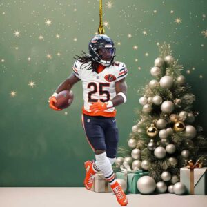 Chicago Bears NFL Player #25 Christmas Ornament