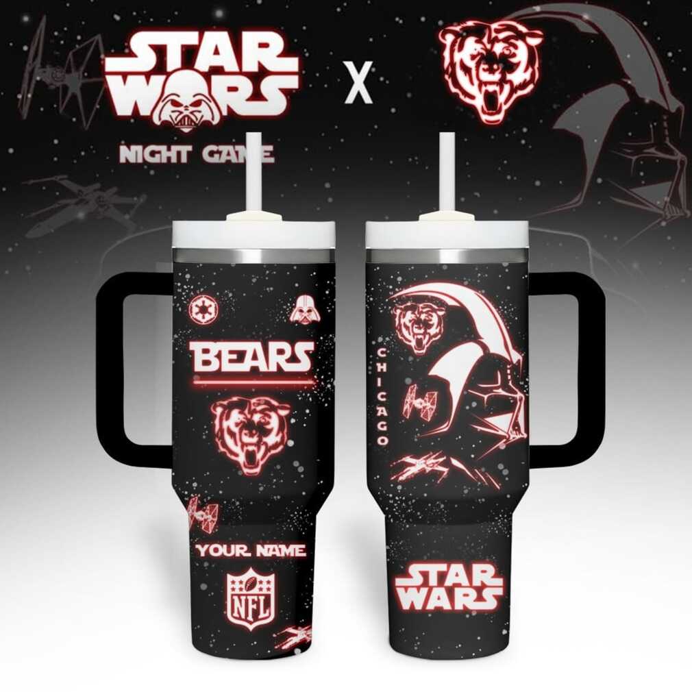 Chicago Bears NFL x Star Wars Tumbler With Handle Chicago Bears NFL x Star Wars Tumbler With Handle