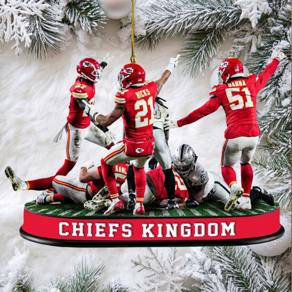 Chiefs Kingdom Huddle Up Christmas Ornament Chiefs Kingdom Huddle Up Christmas Ornament