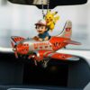 Roronoa Zoro in Minnesota Vikings Airplane Car Ornament Roronoa Zoro in Minnesota Vikings Airplane Car Ornament