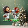 Garth Brooks on Classic Car Christmas Ornament Garth Brooks on Classic Car Christmas Ornament