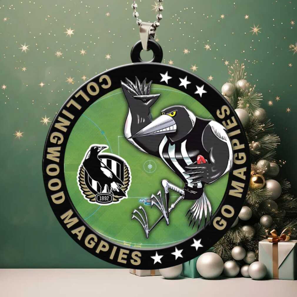 Collingwood Magpies Rear View Mirror Ornament Collingwood Magpies Rear View Mirror Ornament