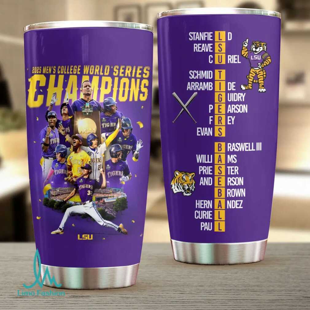 Commemorative 2025 Men's College World Series LSU Tigers Tumbler Commemorative 2025 Men's College World Series LSU Tigers Tumbler