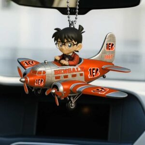 Conan Edogawa Bengals Airplane Car Ornament