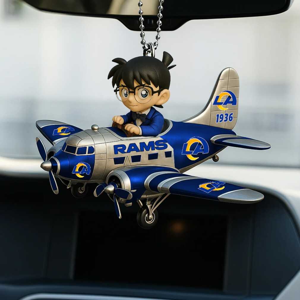 Conan Edogawa LA Rams Vintage Airplane Car Ornament Conan Edogawa LA Rams Vintage Airplane Car Ornament