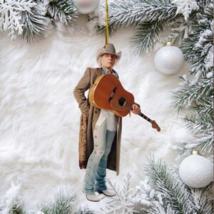 Country Music Legend Dwight Yoakam Christmas Tree Ornament