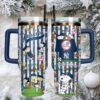 DEN Broncos Custom Stanley Cup 40oz. Stainless Steel Travel Tumbler With Handle DEN Broncos Custom Stanley Cup 40oz. Stainless Steel Travel Tumbler With Handle
