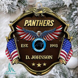 Custom Carolina Panthers D. Johnson Est. 1993 Door Ornament