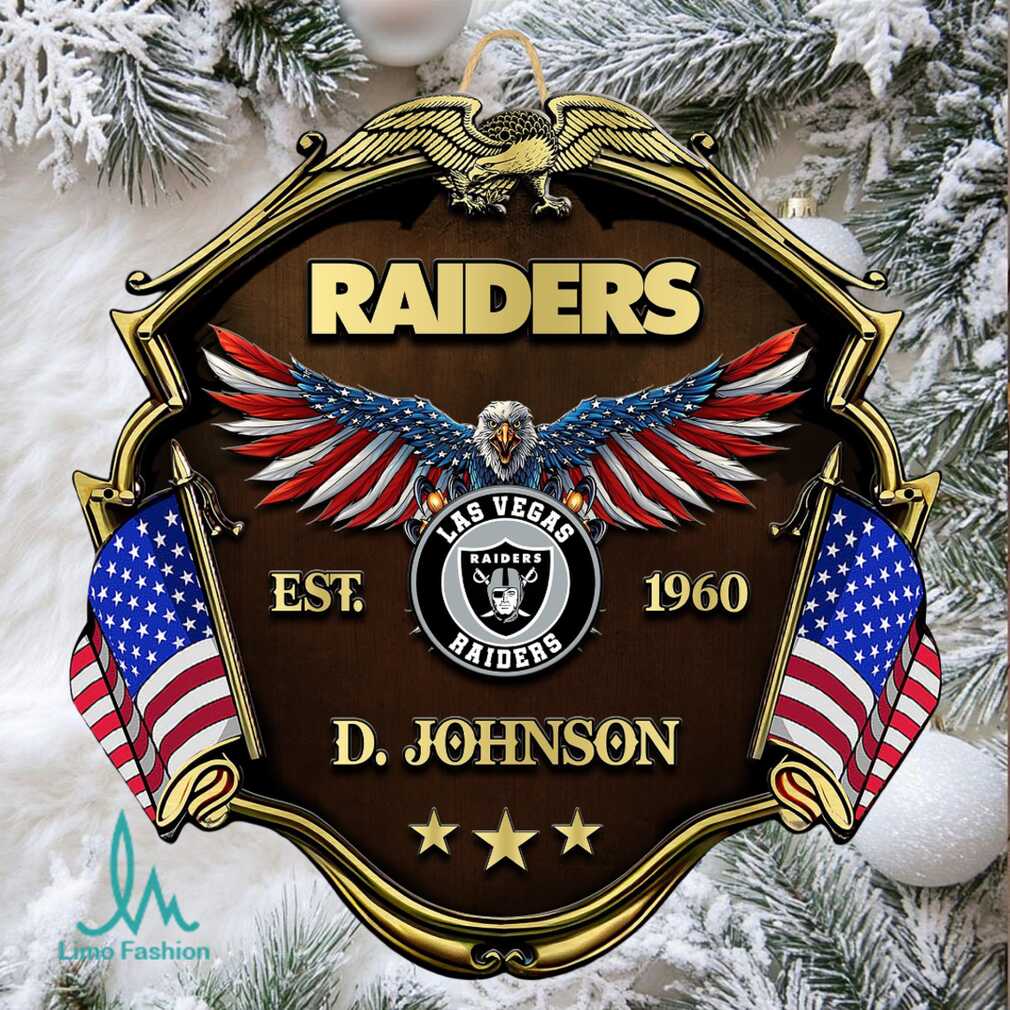 Custom 'D. Johnson' Las Vegas Raiders Ornament Custom 'D. Johnson' Las Vegas Raiders Ornament