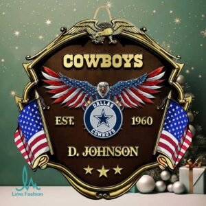 Custom Dallas Cowboys D. Johnson Football Fan Ornament Custom Dallas Cowboys D. Johnson Football Fan Ornament