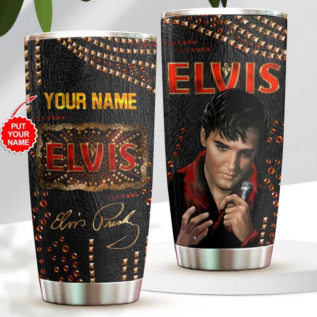 Custom Elvis Presley The King Personalized Tumbler Custom Elvis Presley The King Personalized Tumbler