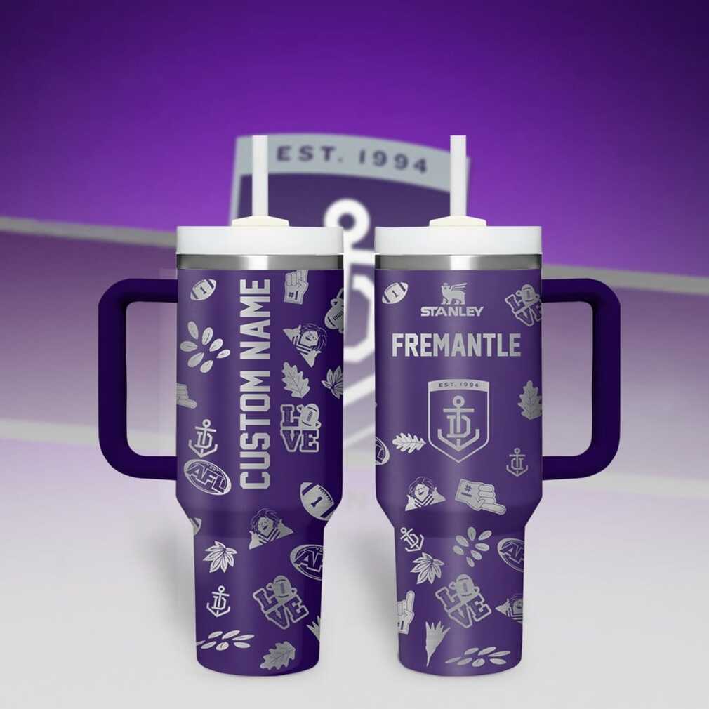 Custom Fremantle Dockers AFL Stanley Tumbler Custom Fremantle Dockers AFL Stanley Tumbler