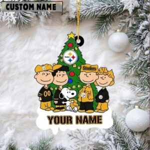 Custom Name NFL Pittsburgh Steelers Ornament.jfif