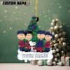 Grinch Santa Georgia Bulldogs Christmas Ornament Grinch Santa Georgia Bulldogs Christmas Ornament