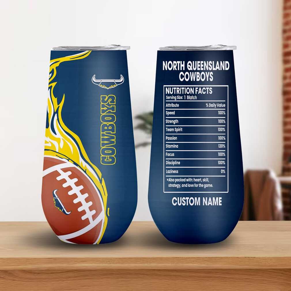 Custom Name North Queensland Cowboys Drinkware Custom Name North Queensland Cowboys Drinkware