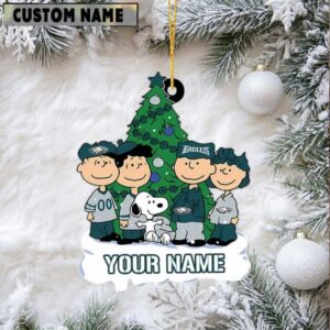 Custom Snoopy and Friends Football Fan Ornament.jfif