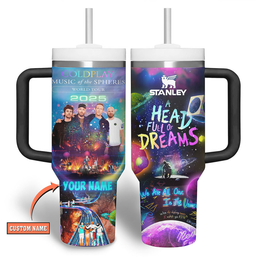 Customizable Coldplay 'Music of the Spher' 2025 Stanley Tumbler Customizable Coldplay 'Music of the Spher' 2025 Stanley Tumbler