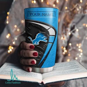 Customizable Detroit Lions Team Logo Travel Tumbler Customizable Detroit Lions Team Logo Travel Tumbler
