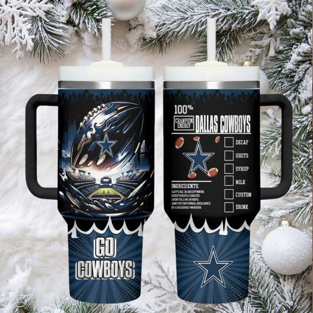 DAL Cowboys Champion Energy Tumbler Handle Cup 40oz DAL Cowboys Champion Energy Tumbler Handle Cup 40oz
