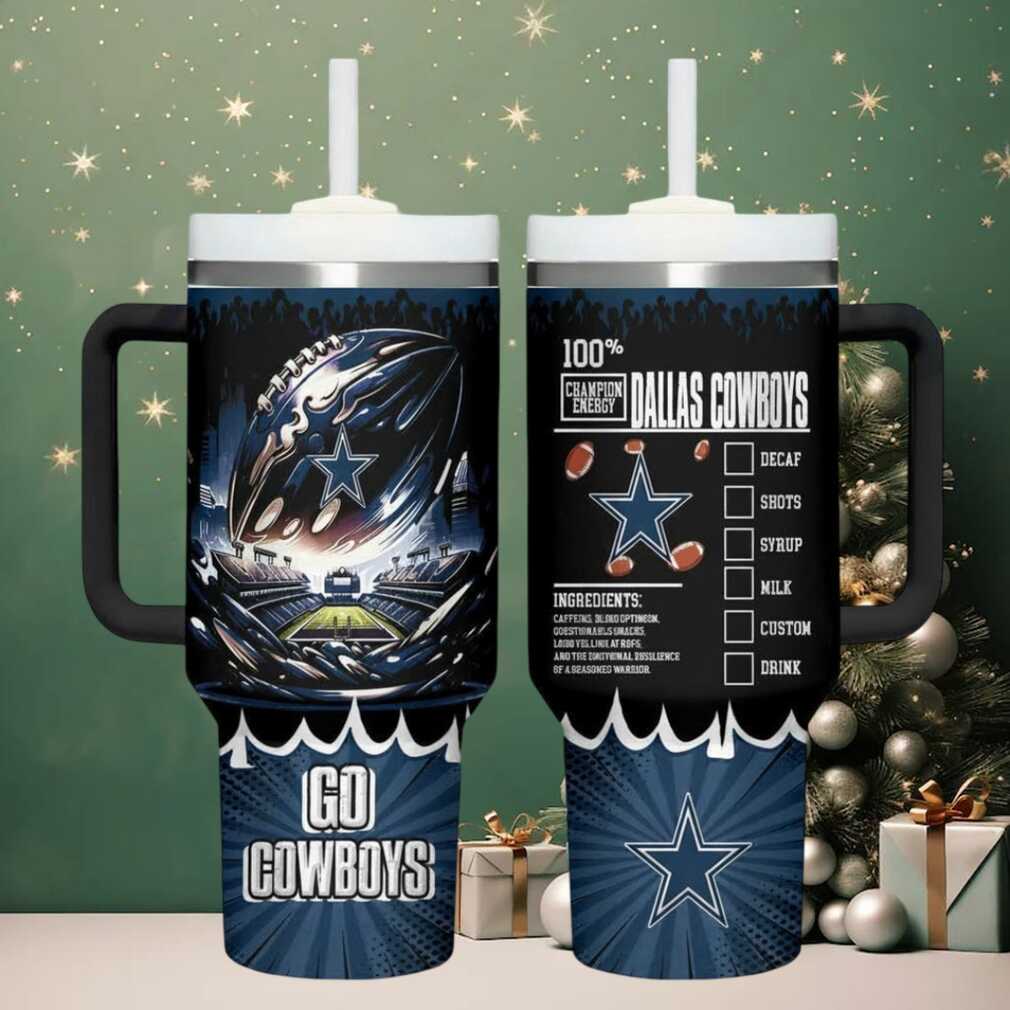 DAL Cowboys Champion Energy Tumbler Handle Cup 40oz DAL Cowboys Champion Energy Tumbler Handle Cup 40oz