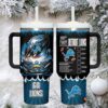 MIA Dolphins Football x Bad Bunny Custom Stanley Cup 40 oz Tumbler With Handle MIA Dolphins Football x Bad Bunny Custom Stanley Cup 40 oz Tumbler With Handle
