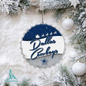 Dallas Cowboys Bottle Cap Holiday Team Ornament