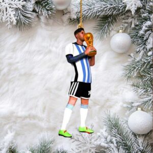 Debeshop Lionel Messi Ornament Football Legend Holiday Decor