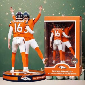 Denver Broncos Holiday Celebration Figure Edition Ornament
