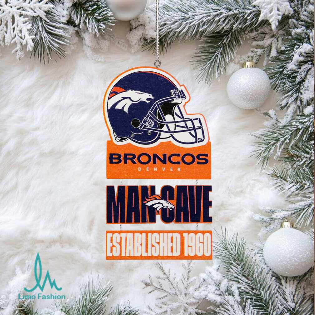 Denver Broncos Mancave Sign Ornament Denver Broncos Mancave Sign Ornament